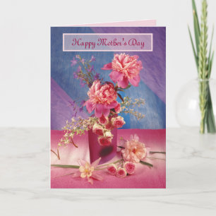 Happy Moederdag Peonies Kaart