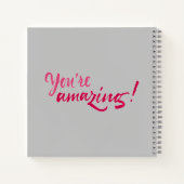 Happy Moederdag Personaliseer de tekst van de foto Notitieboek (Achterkant)