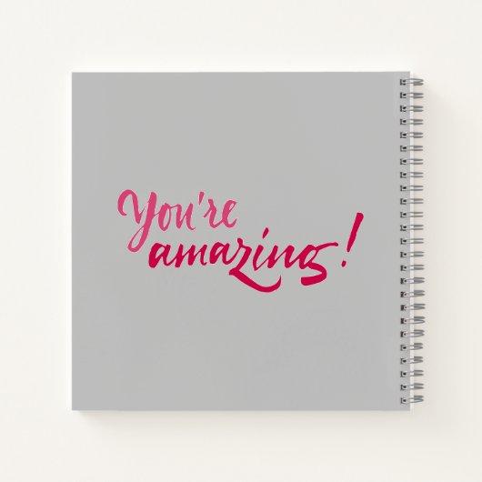 Happy Moederdag Personaliseer de tekst van de foto Notitieboek (Achterkant)