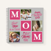 Happy Moederdag Personaliseer de tekst van de foto Notitieboek (Voorkant)