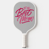 Happy Moederdag Personaliseer de tekst van de foto Pickleball Paddle (Achterkant)