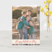 Happy Moederdag Photo Kaart (Gele Bloem)