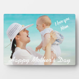 Happy Moederdag Photo Tabletop Easel Fotoplaat