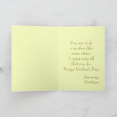 Happy Moederdag Piano Kaart (Binnen)