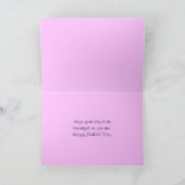 Happy Moederdag Pink Cattleya Orchid Kaart (Binnen)