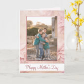 Happy Moederdag Poinsettia Flower Kaart (Gele Bloem)