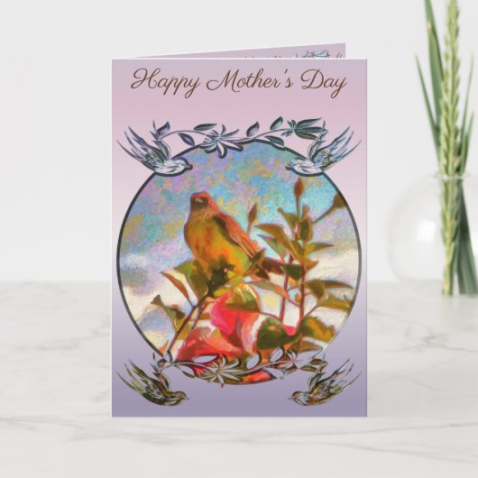 Happy Moederdag Poolside Singer 2338 Kaart (Voorkant)