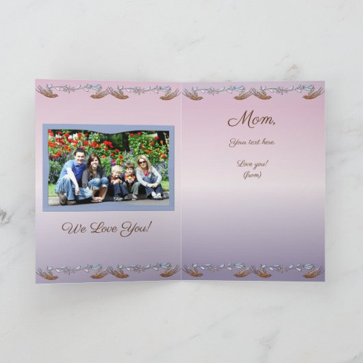 Happy Moederdag Poolside Singer 2338 Kaart (Binnen)