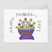 Happy Moederdag Post Kaart (Voorkant)