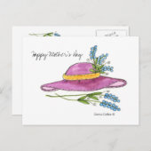 Happy Moederdag Post Kaart (Voorkant / Achterkant)
