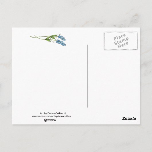 Happy Moederdag Post Kaart (Achterkant)