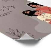 Happy Moederdag Poster (Hoek)