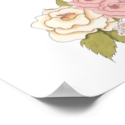 Happy Moederdag Poster (Hoek)