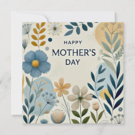 Happy Moederdag Print Design Kaart