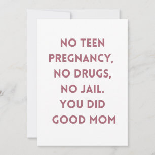 Happy Moederdag punny-kaart Feestdagenkaart