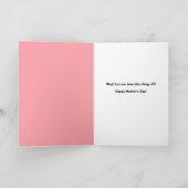 Happy Moederdag Puppy in Covid gezichtsmasker Feestdagen Kaart (Binnen)