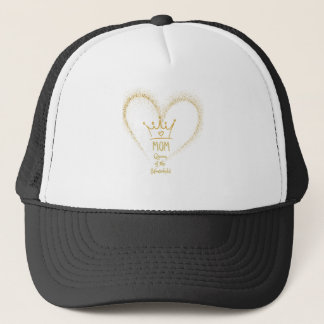 Happy Moederdag Queen van het huishouden Trucker Pet