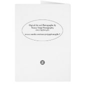 Happy Moederdag, Radiant Orchid Close-up foto (Achterkant)