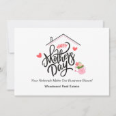 Happy Moederdag | Realtor Business Bloom Sweet Feestdagenkaart (Voorkant)