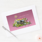 Happy Moederdag Rechthoekige Sticker (Envelop)