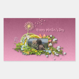 Happy Moederdag Rechthoekige Sticker