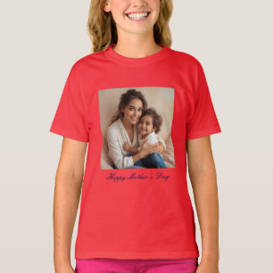 Happy Moederdag Red Girls T-shirt