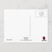 Happy Moederdag Red Rose Briefkaart (Achterkant)