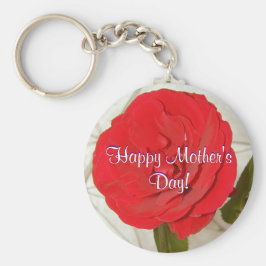 Happy Moederdag Red Rose Sleutelhanger