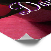 Happy Moederdag Red Roses Poster (Hoek)