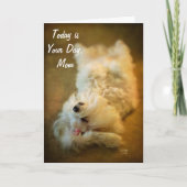 Happy Moederdag Relaxing Dog Kaart beroemd gemaakt (Voorkant)