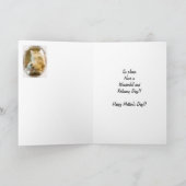 Happy Moederdag Relaxing Dog Kaart beroemd gemaakt (Binnen)