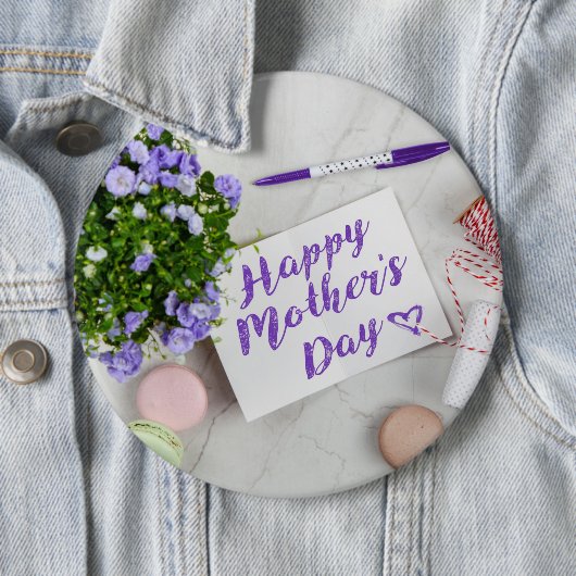 HAPPY MOEDERDAG RONDE BUTTON 6,0 CM (In situ)