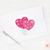 Happy Moederdag Ronde Sticker (Envelop)
