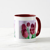 Happy Moederdag Rosey Tulips IV Mok (Voorkant rechts)