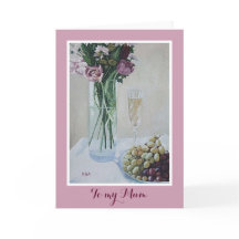 Happy Moederdag  roze bloemenkunst