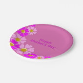 Happy Moederdag  Roze Flowers Paper Bord (Gekanteld)