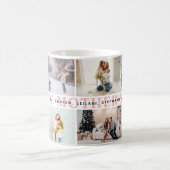 Happy Moederdag roze fotocollage Koffiemok (Center)