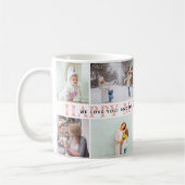 Happy Moederdag roze fotocollage Koffiemok (Links)
