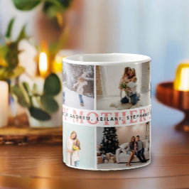 Happy Moederdag roze fotocollage Koffiemok