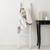 Happy Moederdag roze fotocollage Sherpa Deken (In situ)