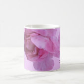 Happy Moederdag  roze rose bloemenmam plezier Koffiemok (Center)