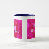 Happy Moederdag Roze Rose III Mok (Midden)