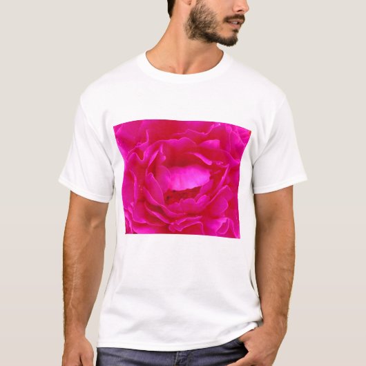 Happy Moederdag Roze Rose T-shirt (Voorkant)
