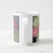 Happy Moederdag roze rozen Floral fotografie Grote Koffiekop (Achterkant)