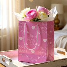 Happy Moederdag roze script