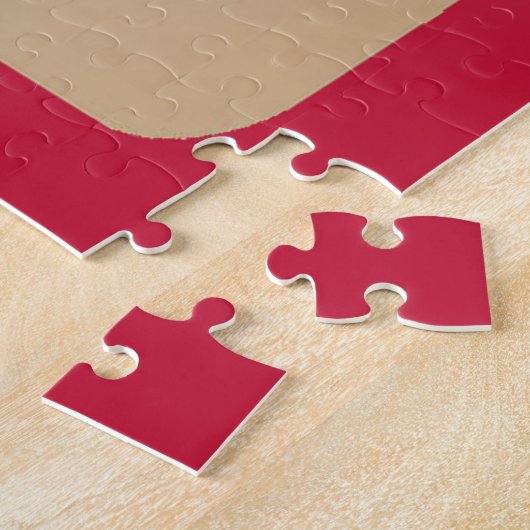 Happy Moederdag roze sierstrim en Dandelion Seeds Legpuzzel (Zijkant)