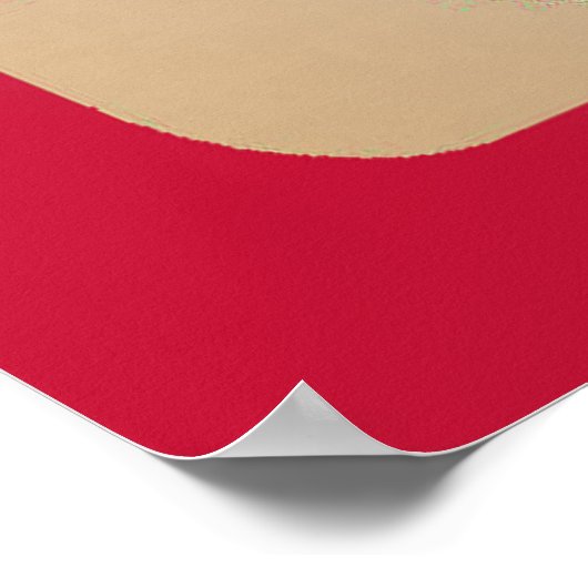 Happy Moederdag roze sierstrim en Dandelion Seeds Poster (Hoek)