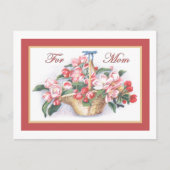 Happy Moederdag Rozen Briefkaart (Voorkant)