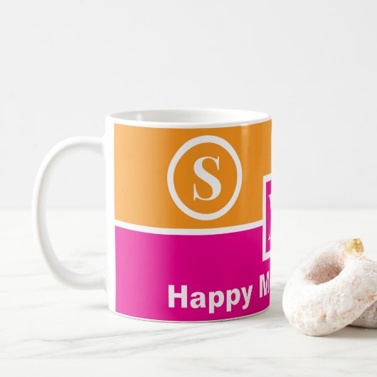Happy Moederdag S/M/D Koffiemok (Met donut)