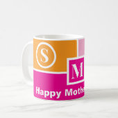 Happy Moederdag S/M/D Koffiemok (Voorkant links)